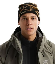 freeshipping ARC'TERYX BIRD HEAD TOQUE New FW25 Color 24k Black authentic NWOT