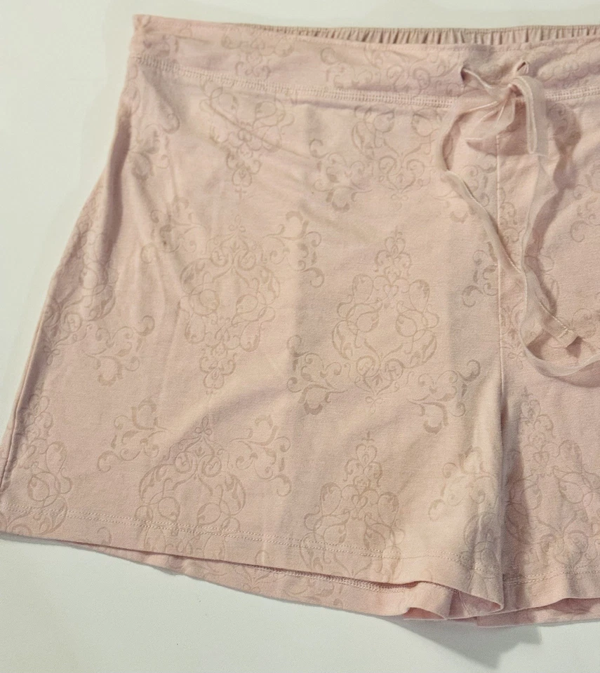 Jones New York Sleepwear Bottoms Womens Medium Pink  Shorts Pull On - Image 3 of 4