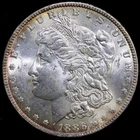 1886 $1 Morgan Silver Dollar Coin ~  CHOICE BU UNCIRCULATED US#206