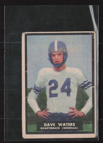 Dave Waters #58 1951 Topps Magic card