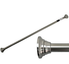 MOEN 44  -72  Brushed Nickel Adjustable Tension Shower Rod Bathroom   TR1000BN