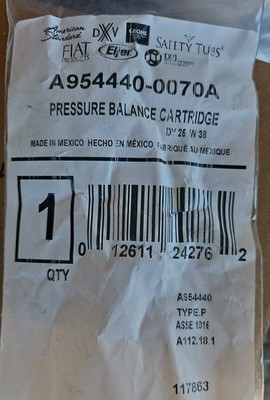 NEW Genuine OEM American Standard Pressure Balance Cartridge A954440-0070A
