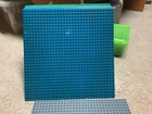 3 For LEGO Blue Plastic Baseplates Bulk Lot 2pc Studded Builder Set MPN 12345