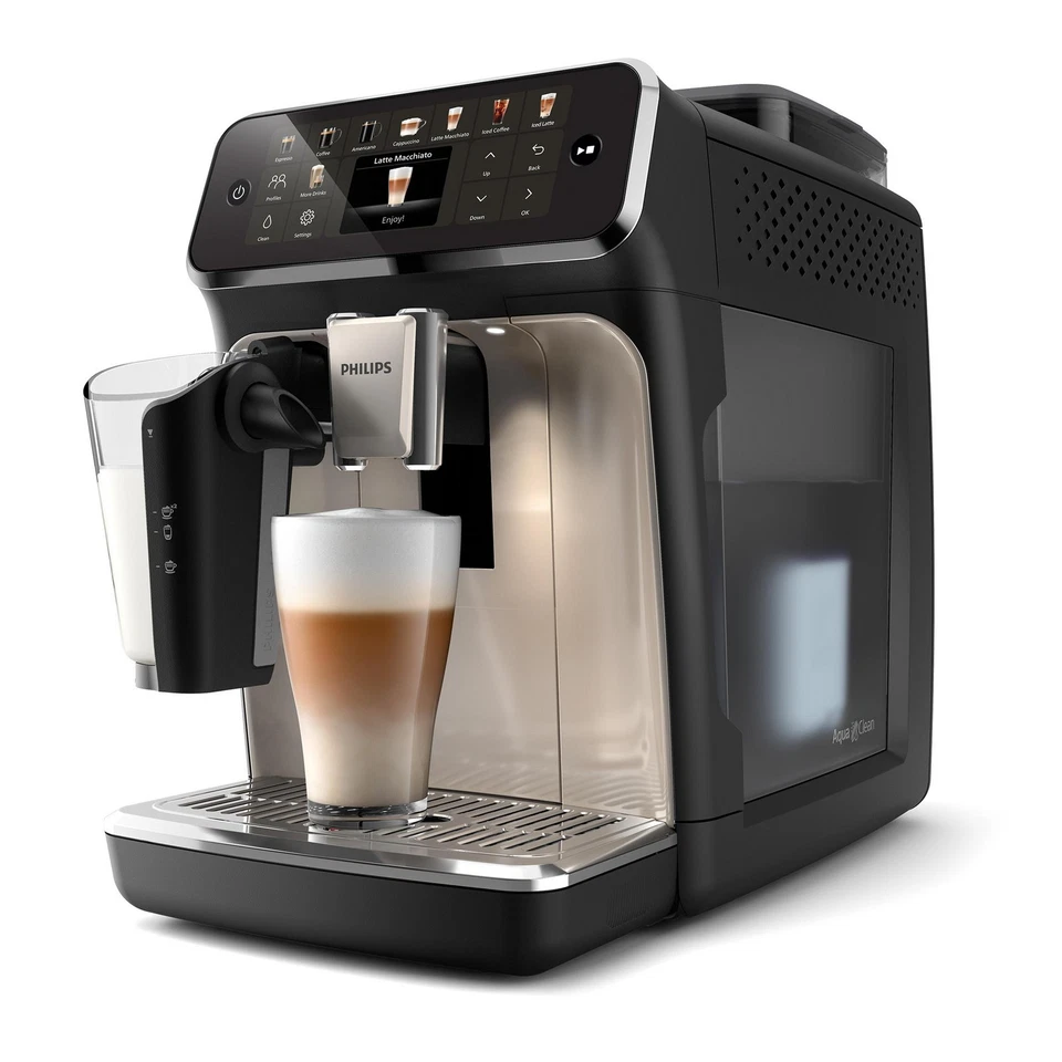 PHILIPS EP5547/90 Serie 5500 LatteGo 19 Kaffeespezialitäten Kaffeevollautomat Sc - Bild 2 von 3