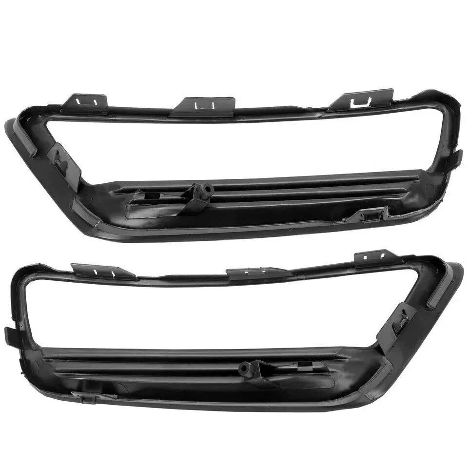 For 2013-2015 New Front Bumper Grille + Fog Light Covers Honda Accord Set of 3 - Image 3 of 4