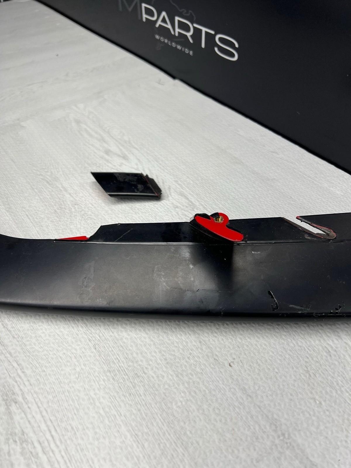 19-23 FERRARI F8 TRIBUTO FRONT LEFT DRIVER BUMPER LIP SPLITTER