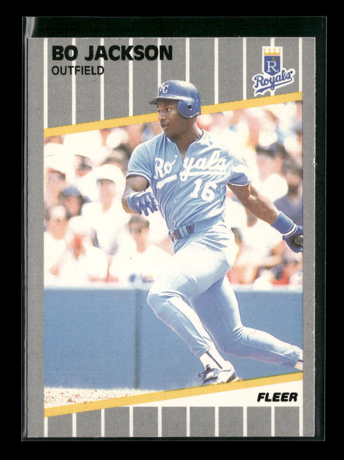 1989 Fleer #285 Bo Jackson Kansas City Royals