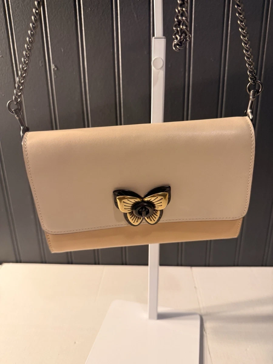 Coach Butterfly Leather Exterior Small Bags & Handbags for Women