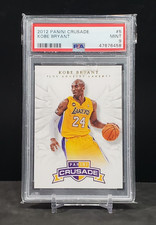 2012-13 Panini Crusade Kobe Bryant Card #5 PSA 9 MINT Los Angeles Lakers