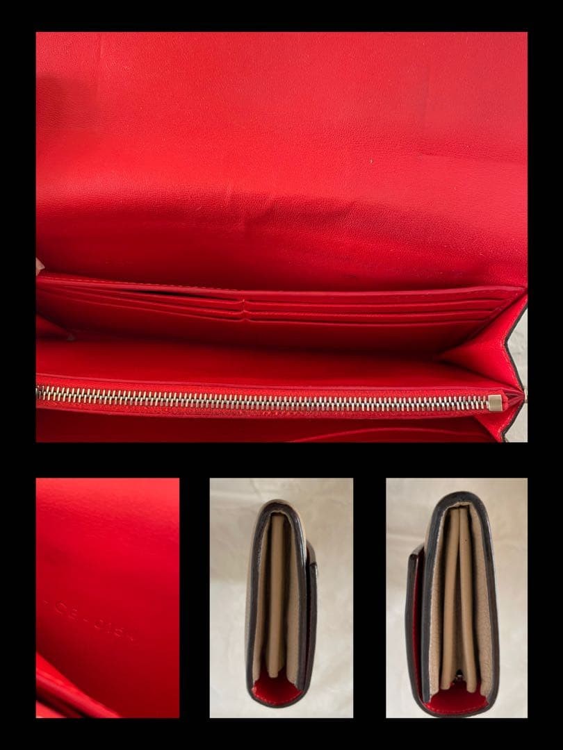 CELINE Long Wallet Multi function Flap Greige Eto… - image 7