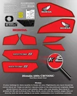 HONDA 1984 CB700SC CB700 TANK SIDE COVER DECAL SET