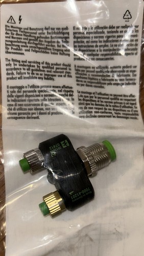 Neu Murr Elektronik 7000-41201-0000000 T-Koppler M12 Stecker M8 Buchse gerade. G1 - Bild 3 von 3