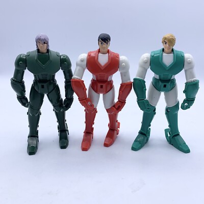 Vintage 1995 Ronin Warriors Action Figures Ryo Sage Dais Sunrise Playmates Toys