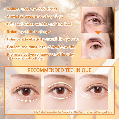 Turmeric + Vitamin C Booster Eye Cream, Brightening and Hydrating Eye Cream, Dar - Picture 8 of 12