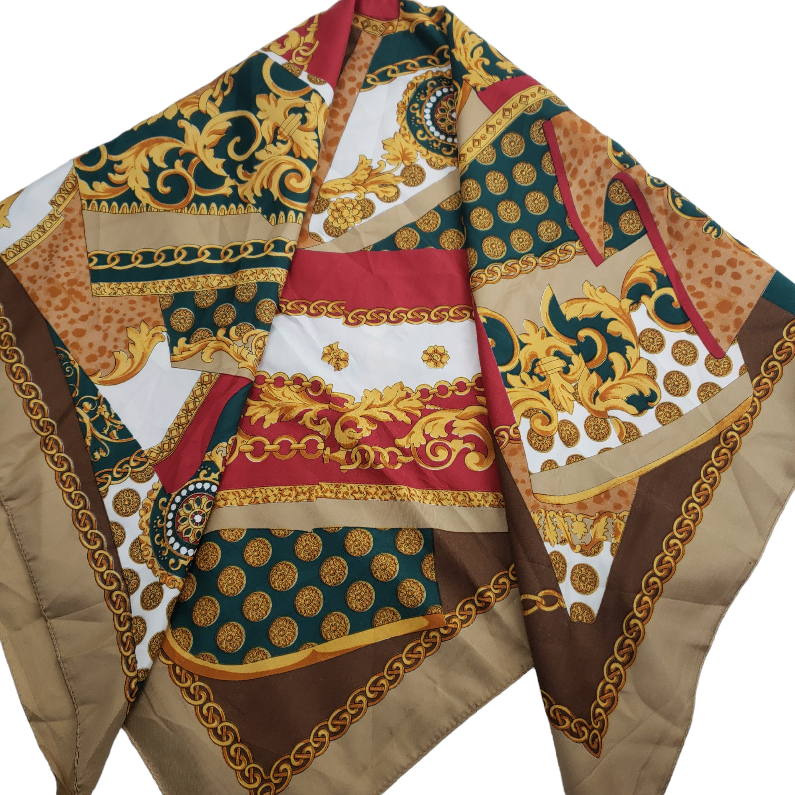 Unbranded Multi Color Mixed Pattern Large Scarf 3… - image 1