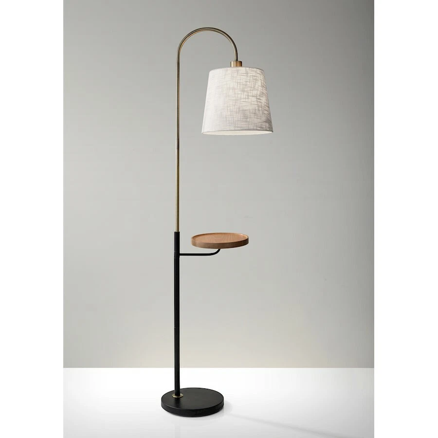 Adesso shelf floor lamp deals