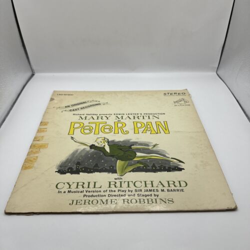 Mary Martin As Peter Pan LP Vinyl Record 1954 Movie Original Cast Recording RCA - Imagen 2 de 5