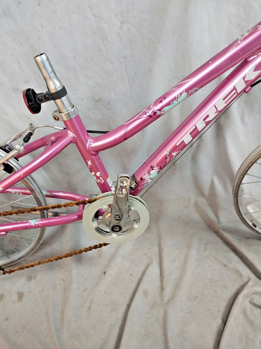 2005 Trek MT60 20" Kids Bike 6 Speed Suspension Shimano Grip Pink US Shipper - Picture 7 of 10