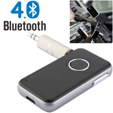 Wireless Bluetooth Receiver 3.5mm AUX Audio Stereo Music Home Car Adapter US