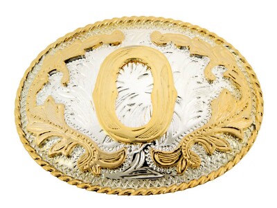 N E W A B C D G J K L M R S T Initial Letter Belt Buckle Men Women Western Rodeo