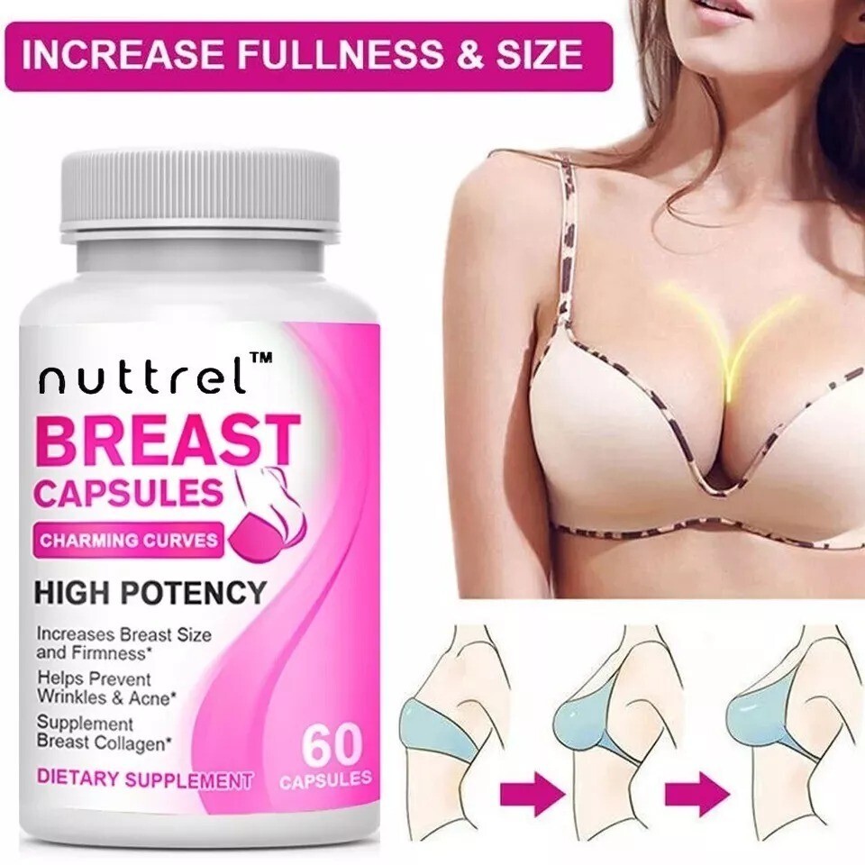 Breast Maxx Natural Breast Enhancement 60 Pills for Men and Women Growth Bigger