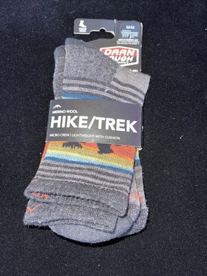Darn Tough Merino Wool Hike/Trek Crew Socks Bear Moose Canoe Style 5003 Unisex M
