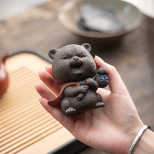 1X Keramik Tiger Figur Chinesisch Zodiac Tiere Statue Deko Glück Feng-Shui