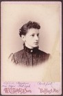 Sophia Merriam Philbrook Cabinet Photo of Young Woman - Rockport, Maine