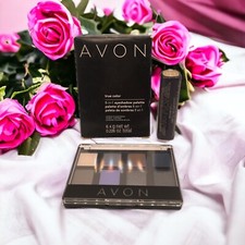 AVON True Color 8-in-1 Eyeshadow Palette ‘STARRY NIGHTS’ + Brownie Lipstick Duo