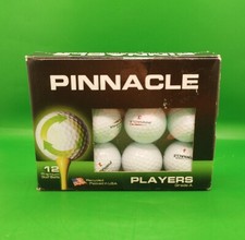 Pinnacle Players Tour 2 Grade A 12 Recycled Premium Golf Balls, Sealed Box