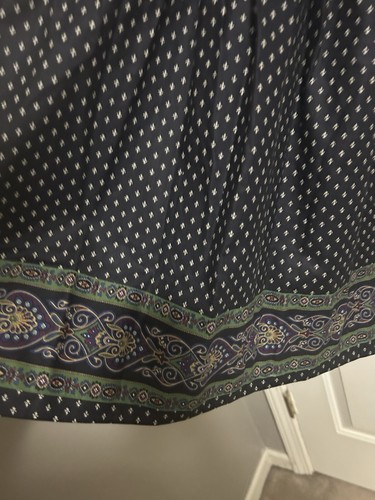 Vintage Vera Bradley Indiana Skirt Paisley Cottage Core One Size (Med/Lg) - Picture 4 of 5