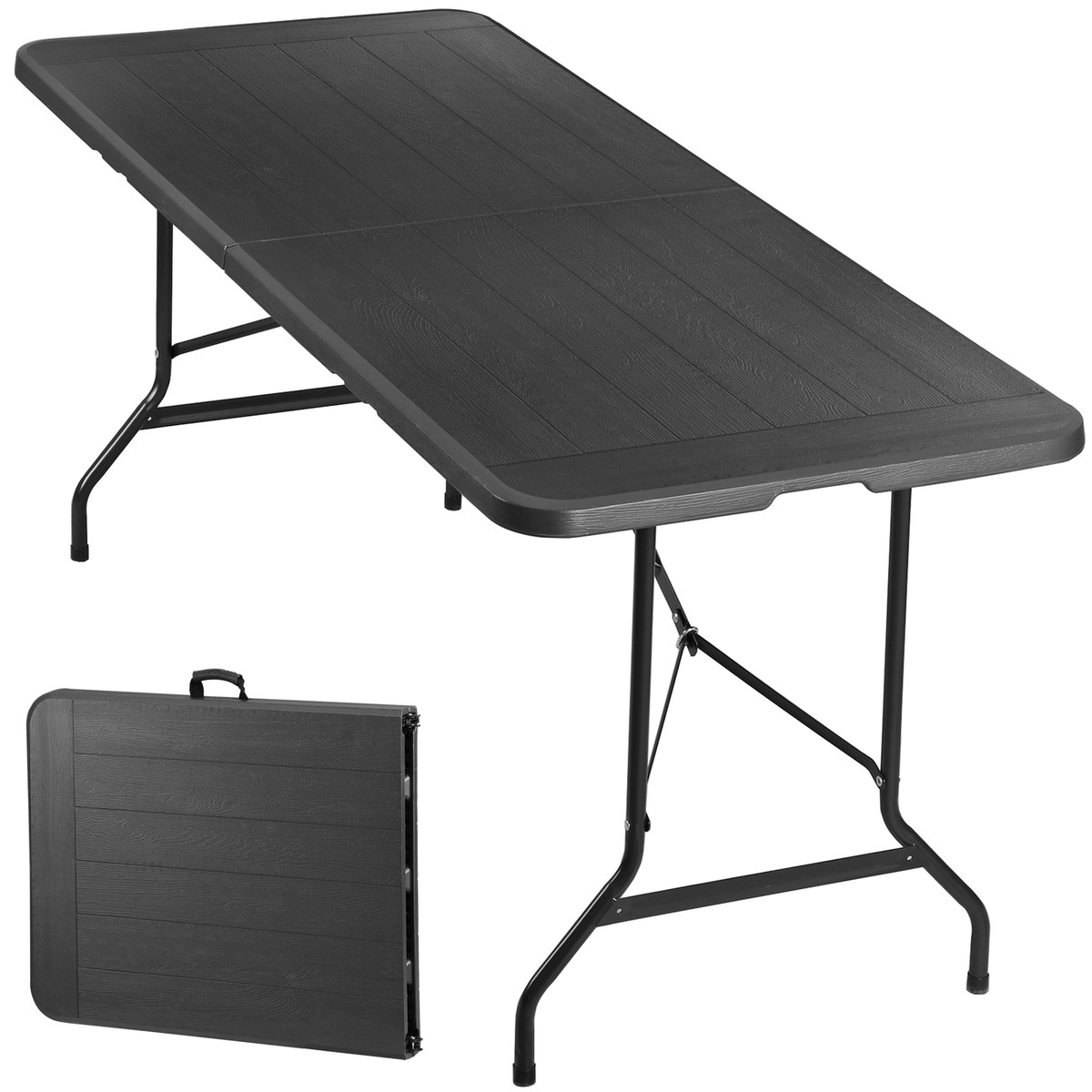 6FT Folding Table Portable Indoor Outdoor BBQ Picnic Party Camping