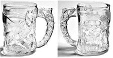 Rare Vintage Batman Comics 3d Clear Glass Coffee Cup Mug Tea Superhero Bat Gift