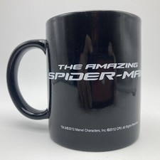 The Amazing Spider-Man 2012 Black Ceramic Coffee Mug Marvel Characters