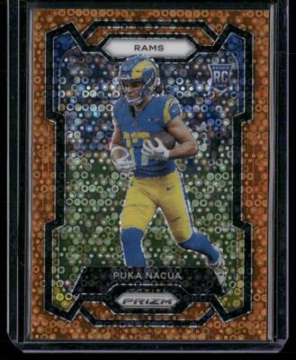 2023 Panini Prizm #357 Puka Nacua Orange Disco Rookie | eBay
