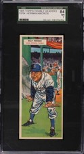 1955 Topps Double Headers Baseball Billy Herman #53/54 SGC 7