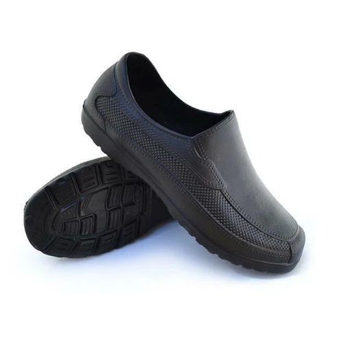 Mens Waterproof Non-Slip Low Top Rain Boots Rubber Heel Garden Pull On Shoes - Picture 8 of 15