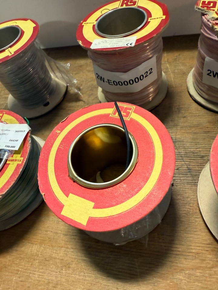 Job lot of 10 Reels of electrical cable. Various reel sizes eBay