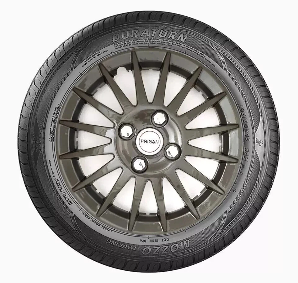 Grey 12 Inch Wheel Cover Wheel Cap Universal Model Set of 4 Pcs - Image 2 of 4