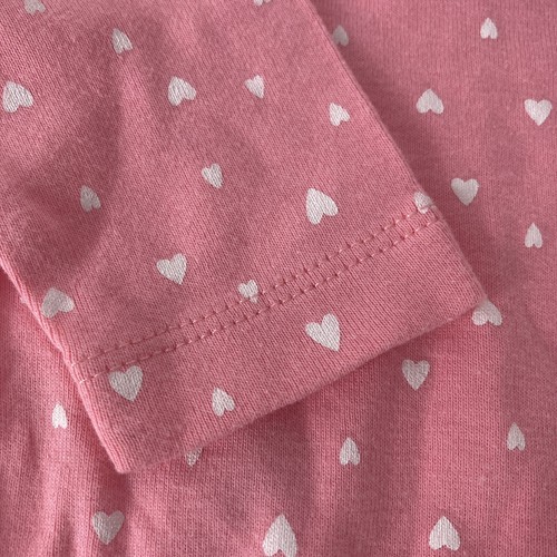 Carter’s Girls Pink White Hearts Short Sleeve One Piece 3 Months - Picture 7 of 12