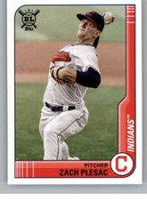 2021 Topps Big League #219 Zach Plesac NM-MT Indians ID:42700