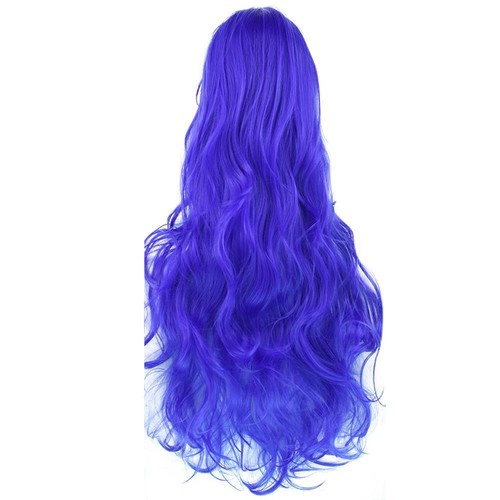 Ladies Cosplay Fashion Long Hair Anime Full Wavy Party Synthetic Wig - 80cm - Picture 46 of 58