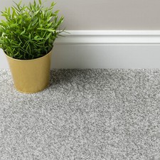 Carpet Cheap 8mm Saxony Carpet 4m 5m Lounge Bedroom Grey Carpets Only £5.49!