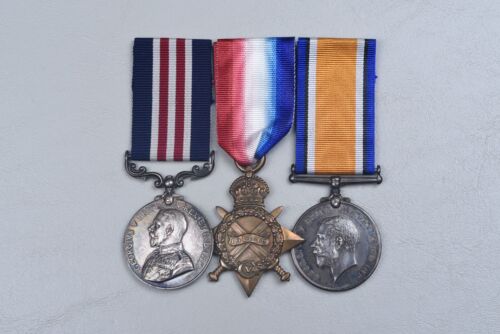 WWI CANADIAN MILITARY MEDAL GROUP TO THE CANADIAN FIELD ARTILLERY - Picture 1 of 15