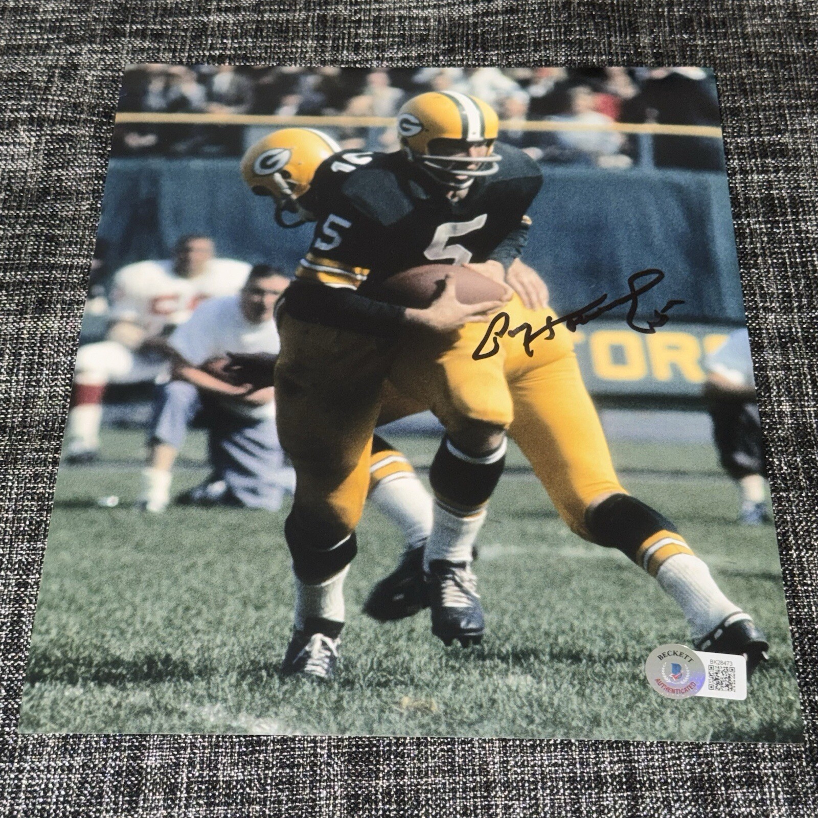 Paul Hornung Autographed Signed Green Bay Packers 8X10 PHOTO HOF BECKETT BAS COA 