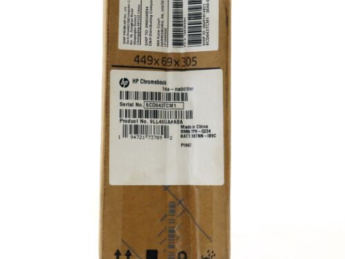 HP Chromebook 14a-na0010nr 14" HD Celeron N4020 32GB eMMC 4GB RAM 9LL49UA#ABA - Imagen 7 de 8
