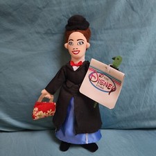 Disney Store Mary Poppins Beanbag Plush Umbrella Purse 10" Tall Vintage NWT