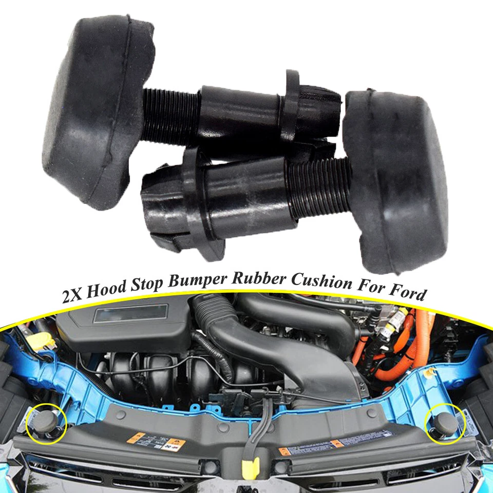 ПОДХОДИТ ДЛЯ 13-19 FORD ESCAPE FOCUS КРАЙ КАПОТА СТОП ПОДУШКА РЕЗИНОВЫЙ БАМПЕР CV6Z16758A - Изображение 3 из 4