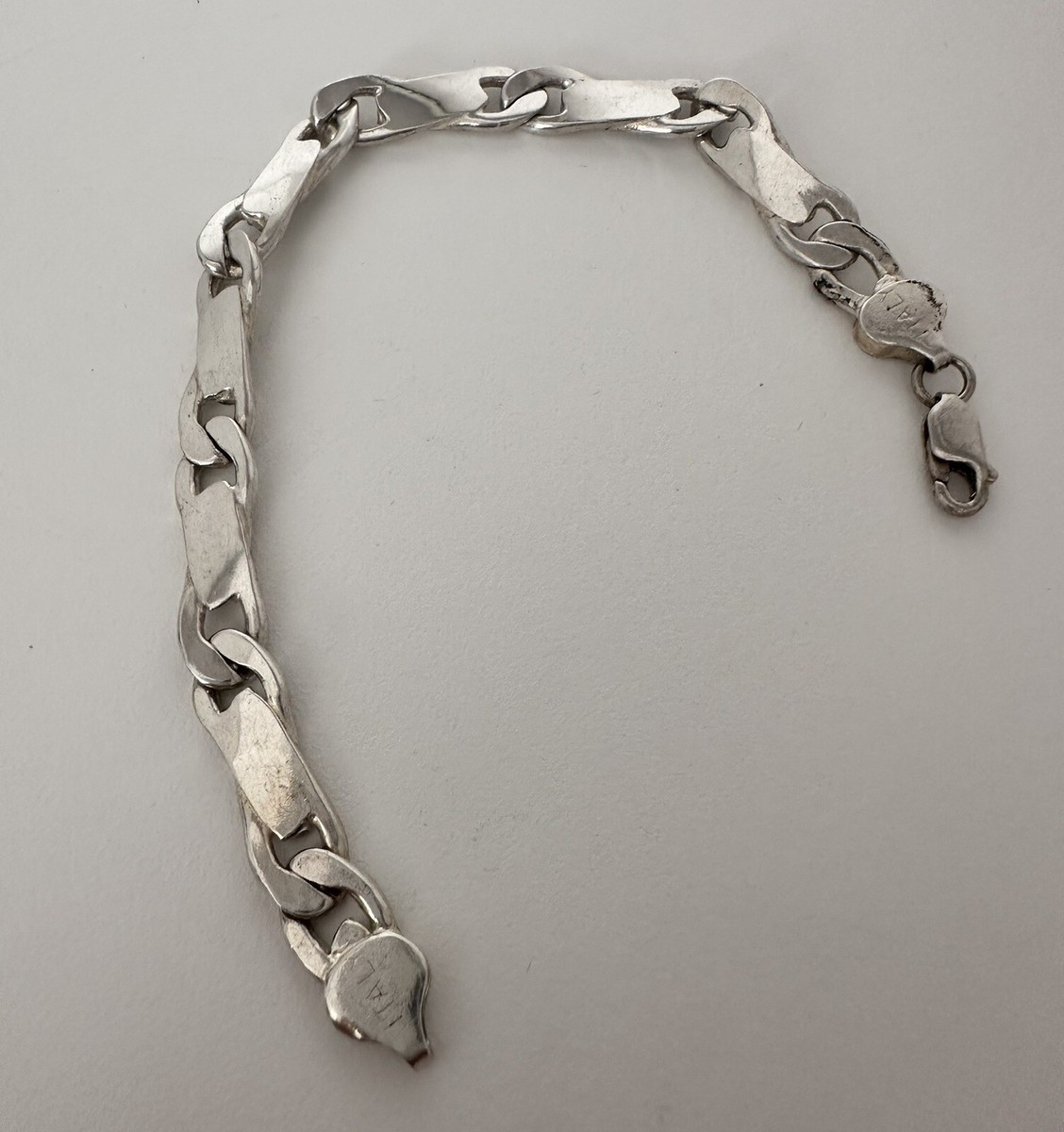 Sterling Silver .925 ~ 7.5mm Wide Link 7