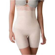Colombian Autenthic Girdle High Waist Short Butt Lifter for dress, seamless 2050
